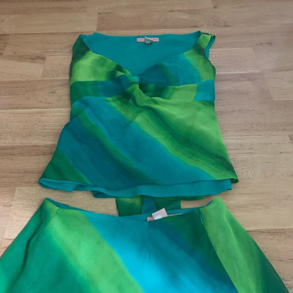 Beautiful vintage set skirt size10 top size 12 - Picture 9 of 15